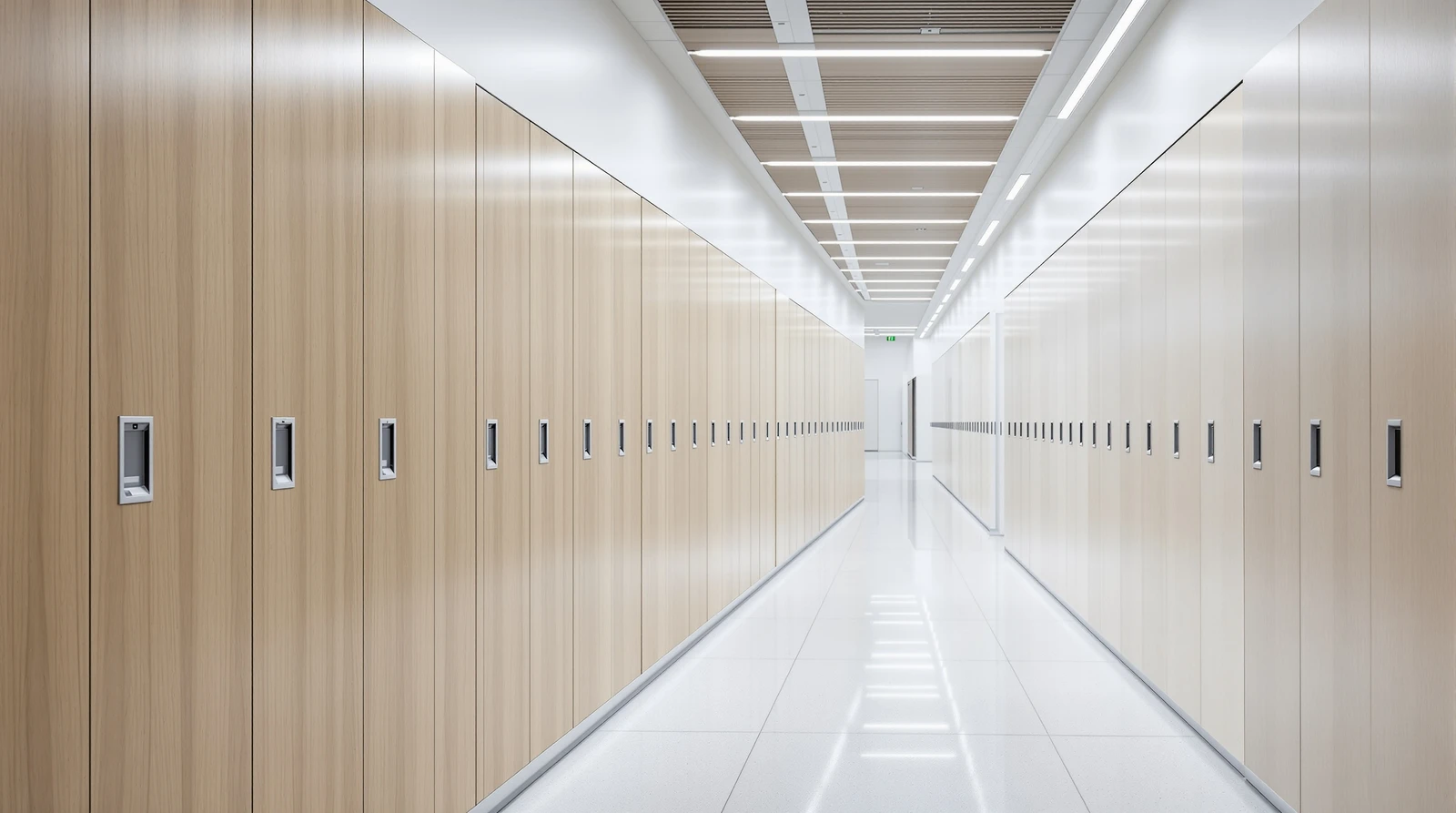 ロッカー錠 種類 比較 - Clean and bright locker area in a Japanese commerc